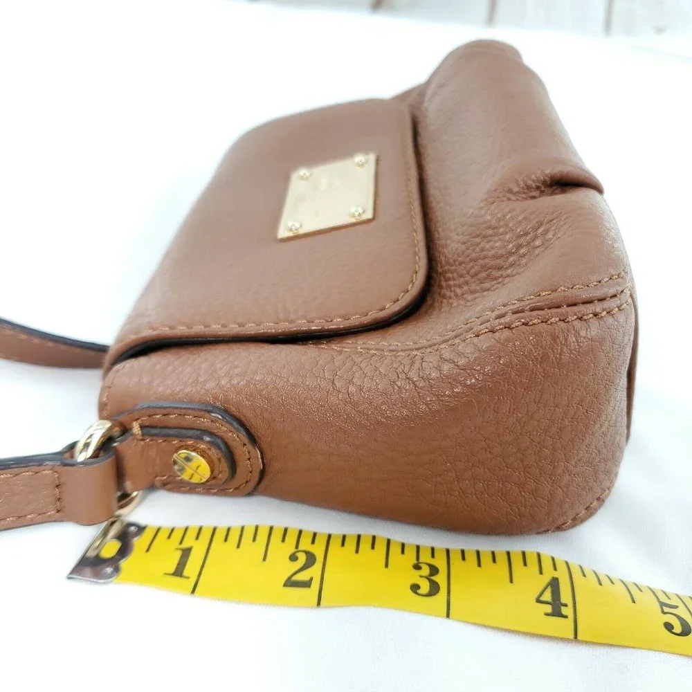 Michael Kors Womens Acorn Brown Leather Adjustable